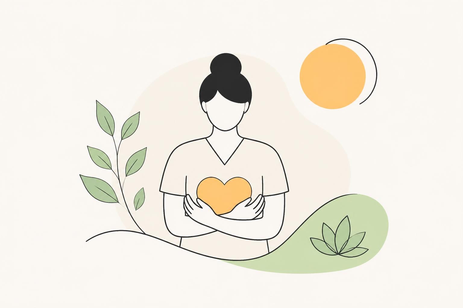 Illustration zum Beitrag: Sich selbst pfleglich behandeln als Pflegender