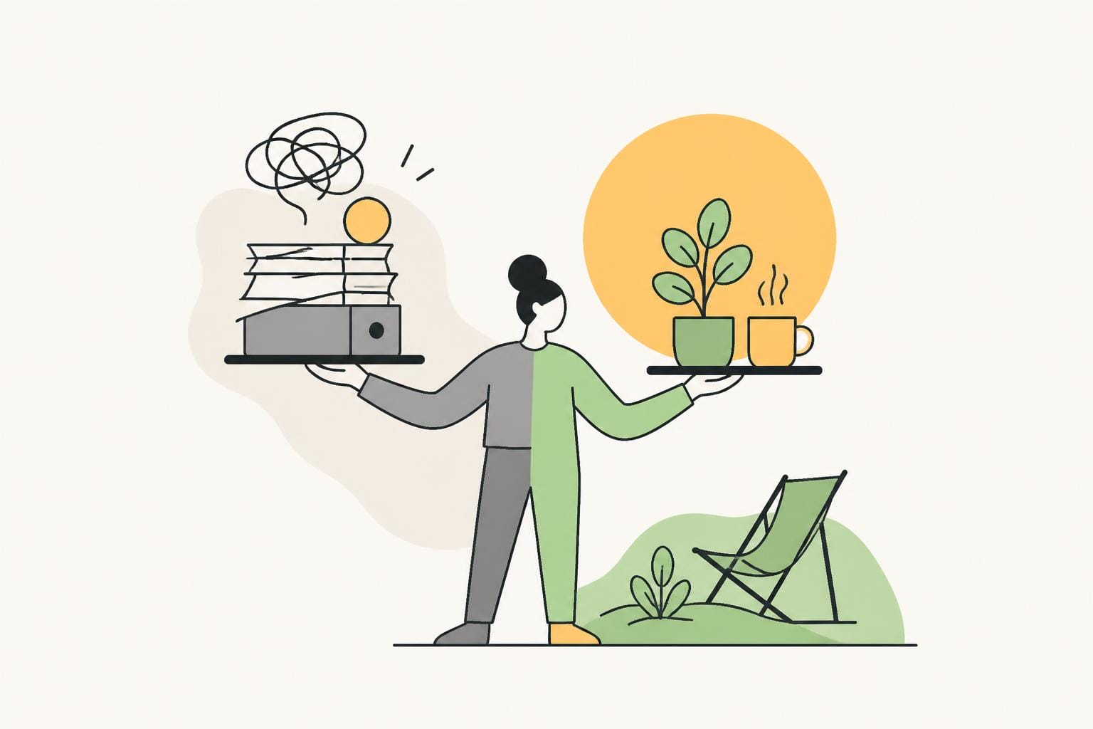 Illustration zum Beitrag: Psychohygiene – Alles immer perfekt? Nein danke!