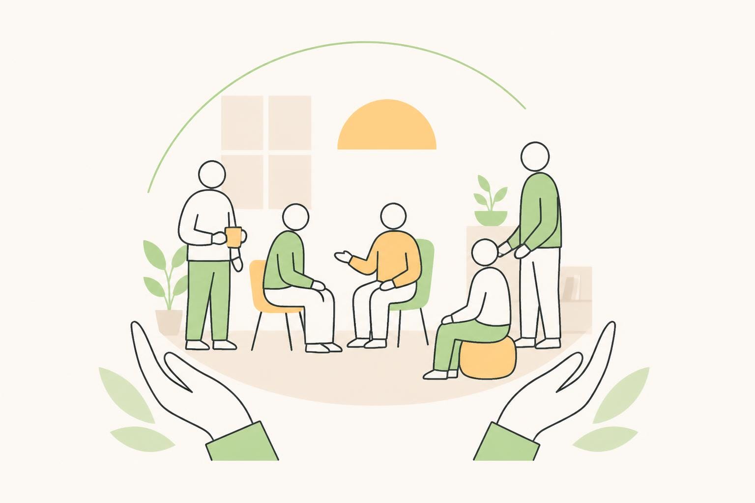 Illustration zum Beitrag: Milieutherapie – Muss ich dazu irgendwas Wichtiges wissen?