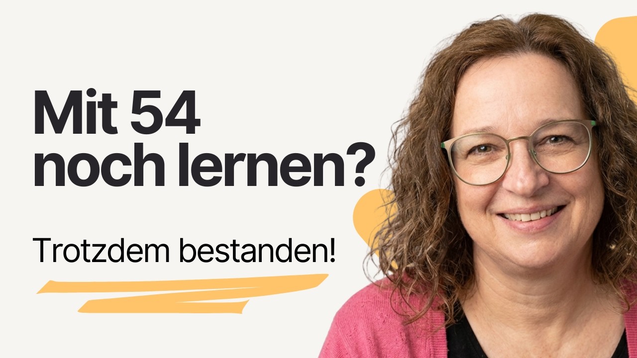Videovorschau: Mit 54 nochmal Weiterbildung in der Pflege, wie ich es trotzdem geschafft habe, Melanie